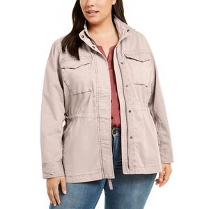 Style & Co Plus Size Cotton Utility Jacket